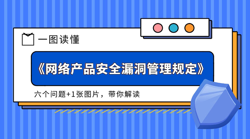 六問+一圖，讀懂《網(wǎng)絡(luò)產(chǎn)品安全漏洞管理規(guī)定》